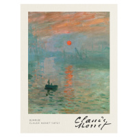 Obrazová reprodukce Sunrise - Claude Monet, 30x40 cm