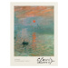 Obrazová reprodukce Sunrise - Claude Monet, 30x40 cm