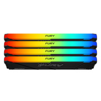 KINGSTON DIMM DDR4 32GB (Kit of 4) 3600MT/s CL17 FURY Beast RGB, XMP