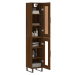 vidaXL Skříň highboard hnědý dub 34,5 x 34 x 180 cm kompozitní dřevo