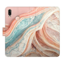 iSaprio flip pouzdro Colour Marble pro Huawei P20 Lite