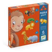 Sada 6 puzzle pro nejmenší Opičák a jeho kamarádi
