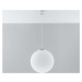 Bílé závěsné svítidlo se skleněným stínidlem ø 40 cm Bianco – Nice Lamps