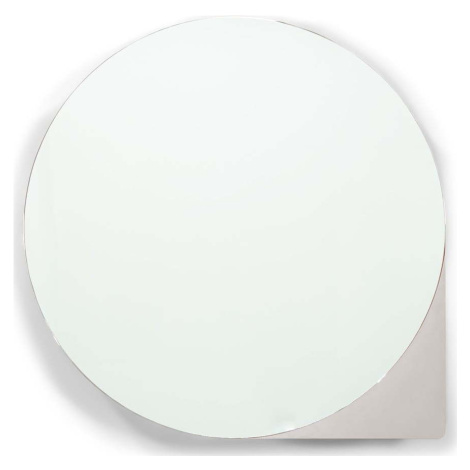 Taupe kovová závěsná/se zrcadlem koupelnová skříňka 55x55 cm Sonnet – Spinder Design