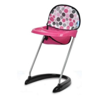 Hauck Jídelní židlička kytičky růžová