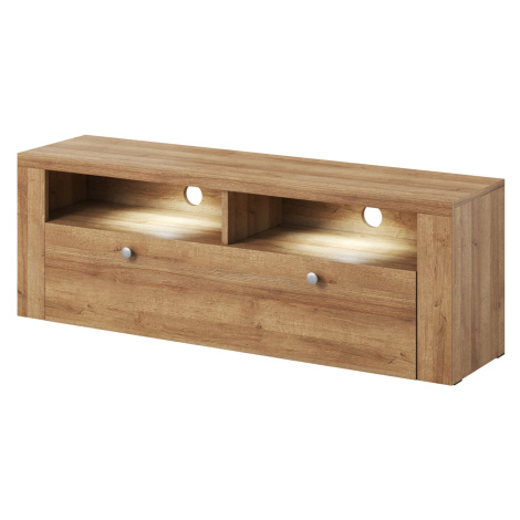 Funkční TV stolek s výklenky a sklápěcími dvířky do obývacího pokoje Larona - Helvetia