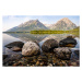 Fotografie Large Rocks Along the Shore of Leigh Lake, kellyvandellen, 40x26.7 cm