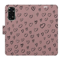 iSaprio Flip pouzdro Heart Dark 02 pro Xiaomi Redmi Note 11 / Note 11S