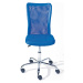 Dětská otočná židle na kolečkách clyde - modrá