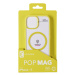 Zadní kryt Cellularline Pop Mag s podporou Magsafe pro Apple iPhone 15, transparentní / limetkov