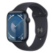 Apple Watch Series 9 45mm Temně inkoustový hliník s temně inkoustovým sportovním řemínkem M/L