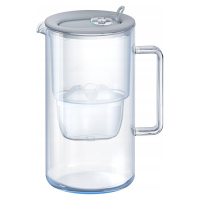 Skleněná filtrační konvice Aquaphor Glass 2,5l s náplní Maxfor+ Mg, šedá