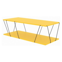 Konferenční stolek LABRANDA žlutá/černá