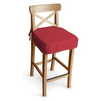 Dekoria Sedák na židli IKEA Ingolf - barová, červená, barová židle Ingolf, Quadro, 136-19