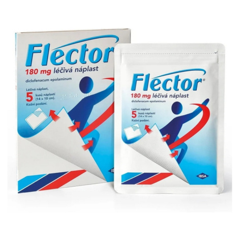 FLECTOR 180mg Léčivá náplast 5 kusů