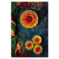 Fotografie Colored fruit tart, Denisa Vlaciu, 26.7x40 cm