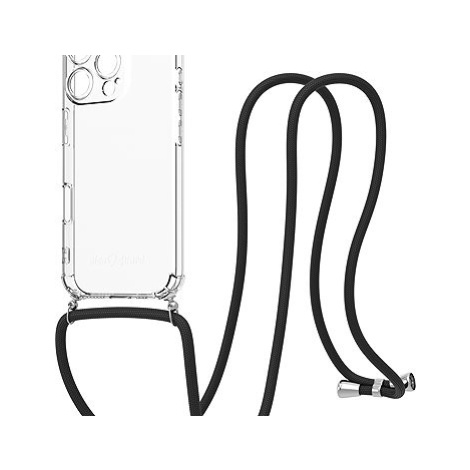 AlzaGuard Luxe Lanyard Case pro iPhone 16 Pro černý