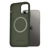 AlzaGuard Silicone Case Compatible with Magsafe pro iPhone 12 / 12 Pro zelené