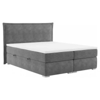 Tempo Kondela Postel MEGAN boxspring, 180x200, šedá + kupón KONDELA10 na okamžitou slevu 3% (kup