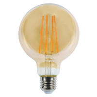 Žárovka LED ORO Amber G80 E27 6 W
