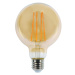 Žárovka LED ORO Amber G80 E27 6 W