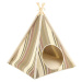 Béžový teepee stan pro domácího mazlíčka 63x63 cm Cozy Cove Seacost – P.L.A.Y.