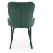 HALMAR Jídelní židle Nol tmavě zelená
