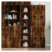 vidaXL Skříň highboard kouřový dub 45 x 41 x 185 cm kompozitní dřevo