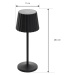 Lindby Nabíjecí stolní lampa Lindby LED Esali, černá