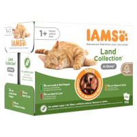 IAMS Delights Adult Land Mix - 24 x 85 g v omáčce