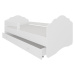ArtAdrk Dětská postel CASIMO | se zásuvkou a zábranou Provedení: Bílá