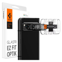 Ochranné sklo Spigen Glass EZ Fit Optik Pro 2 Pack, black - Google Pixel Fold (AGL06207)