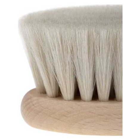 BocioLand Dřevěný kartáč s měkkým přírodním vlasem, přírodní