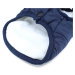 Vsepropejska Fala zimní bunda s kapucí pro psa Barva: Modrá, Délka zad (cm): 24, Obvod hrudníku: