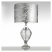 Cremasco Stolní lampa Belle Epoque, 59 cm chrom