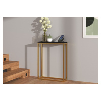 ArtAdrk Příruční stolek LUCAS | zlaté nohy Barva: Černá