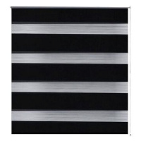 Roleta den a noc \ Zebra \ Twinroll 40x100 cm černá