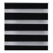 Roleta den a noc \ Zebra \ Twinroll 40x100 cm černá