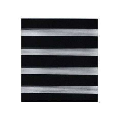 Roleta den a noc \ Zebra \ Twinroll 40x100 cm černá SHUMEE