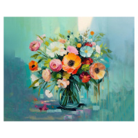 Obrazy na stěnu - Květy všech odstínů Rozměr: 40x50 cm, Rámování: bez rámu a bez vypnutí plátna