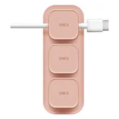 Držák UNIQ Pod Mag magnetic cable organizer + base pink (UNIQ-POD-PINK)