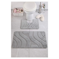 L'essentiel Sada koupelnových koberečků SYMPHONY šedá