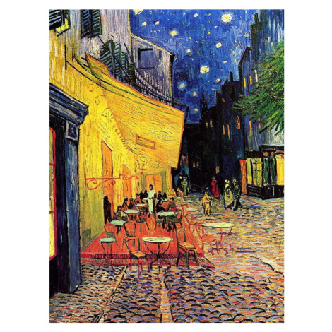 Reprodukce obrazu Vincenta van Gogha - Cafe Terrace, 45 x 60 cm Fedkolor