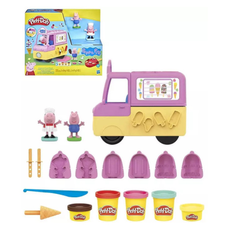 HASBRO PLAY-DOH Peppa Pig Zmrzlina herní set 2 figurky s modelínou a doplňky