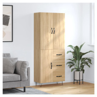 vidaXL Skříň highboard dub sonoma 69,5 x 34 x 180 cm kompozitní dřevo