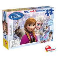 LISCIANI - Frozen Puzzle Maxi 60 Elsa a Anna 70x50 cm 2v1