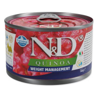 KONZERVA N&D DOG QUINOA WEIGHT MANAGEMENT 140g