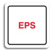 Accept Piktogram "EPS" (80 × 80 mm) (bílá tabulka - barevný tisk)