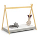 Dětská postel GEM 160x80 cm - šedá