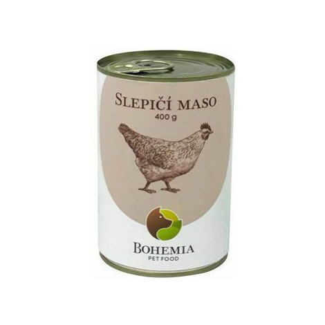 BOHEMIA Slepičí maso ve vlastní šťávě 400g + Množstevní sleva Bohemia Pet Food